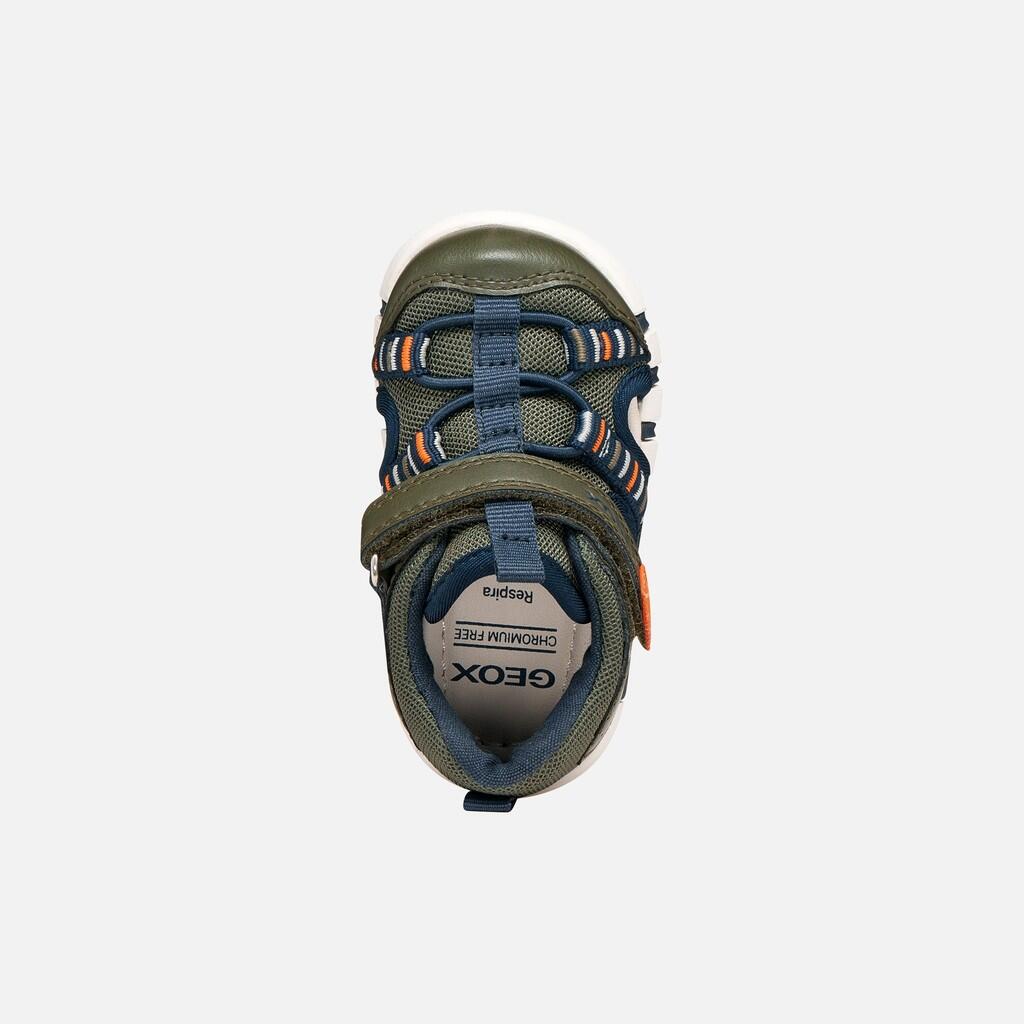Sandales Bébé Garçon SANDAL IUPIDOO BABY BOY Vert Foncé/Orange 7/7