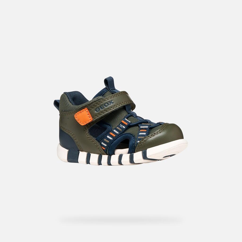 Sandales Bébé Garçon SANDAL IUPIDOO BABY BOY Vert Foncé/Orange 4/7