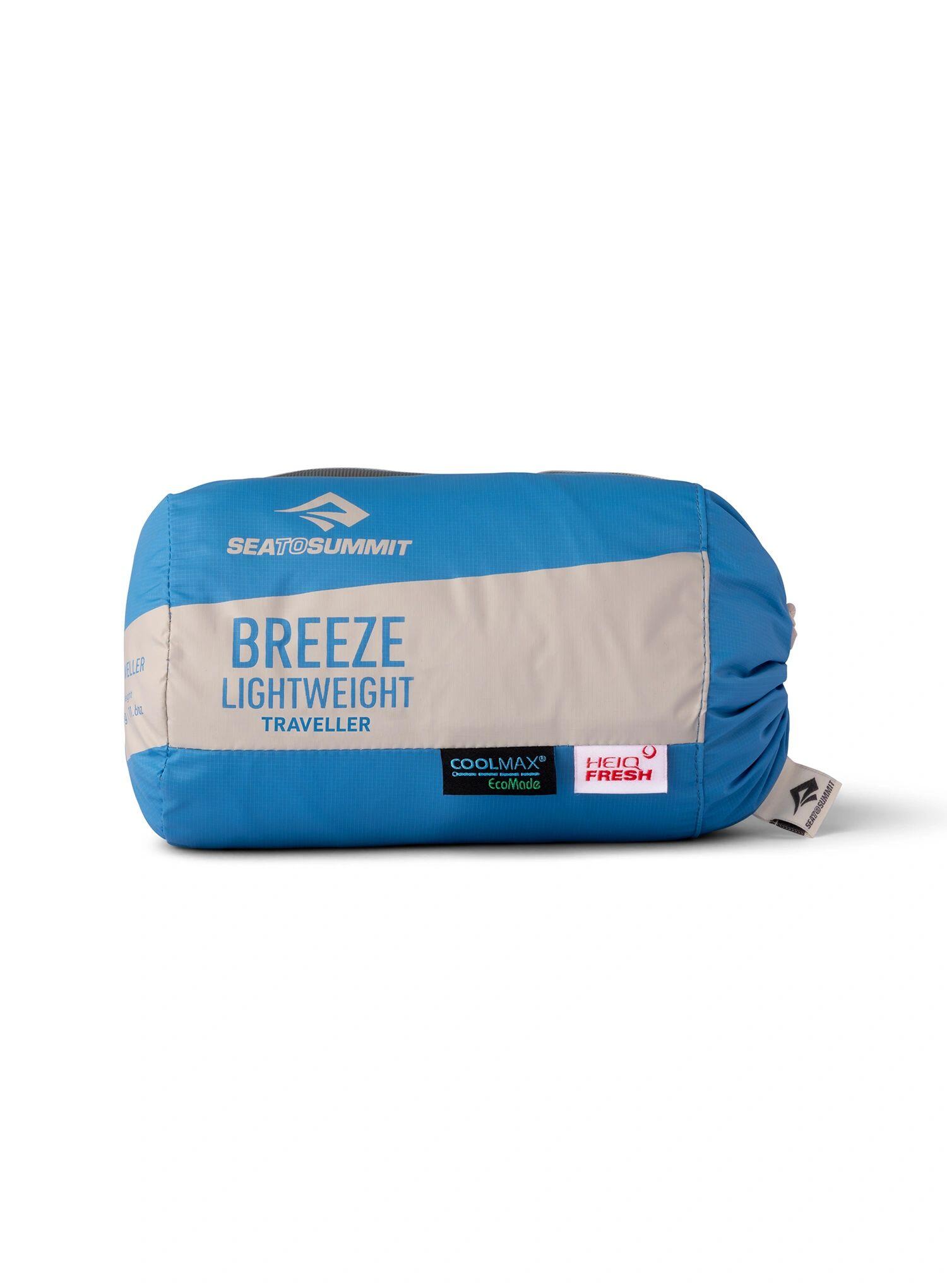 Wkładka do śpiwora Sea to Summit Breeze Lightweight R - cendre blue 3/5