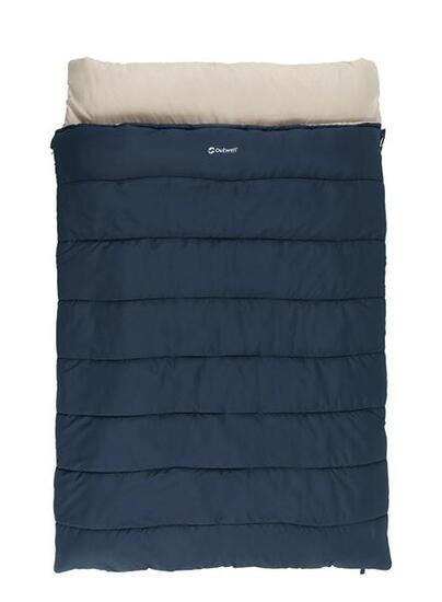 Śpiwór podwójny Outwell Contour Lux Double (190 cm) - deep blue