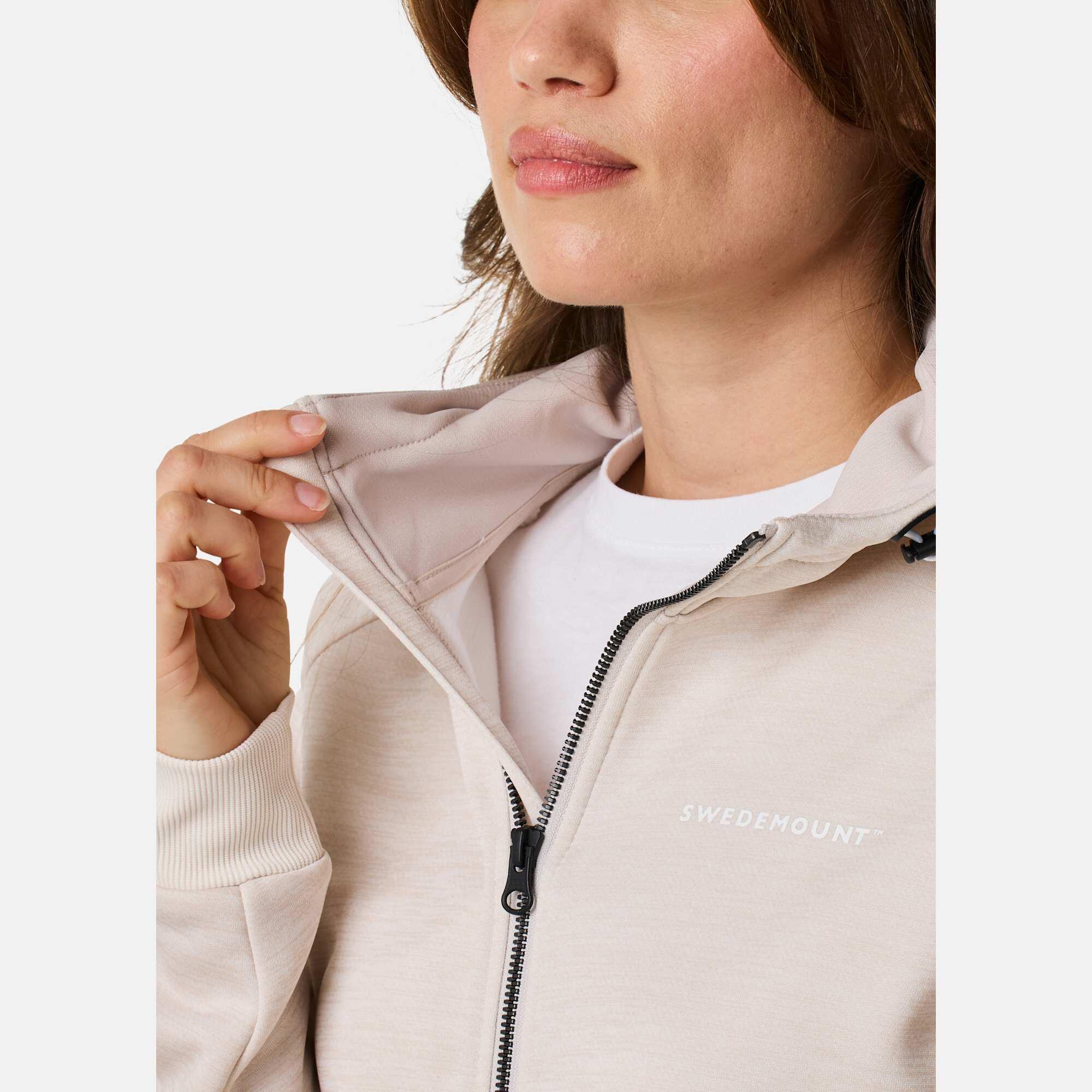 Damen Trainingssweatshirt Quick Dry Training Logo Zip Hood W II 6/7
