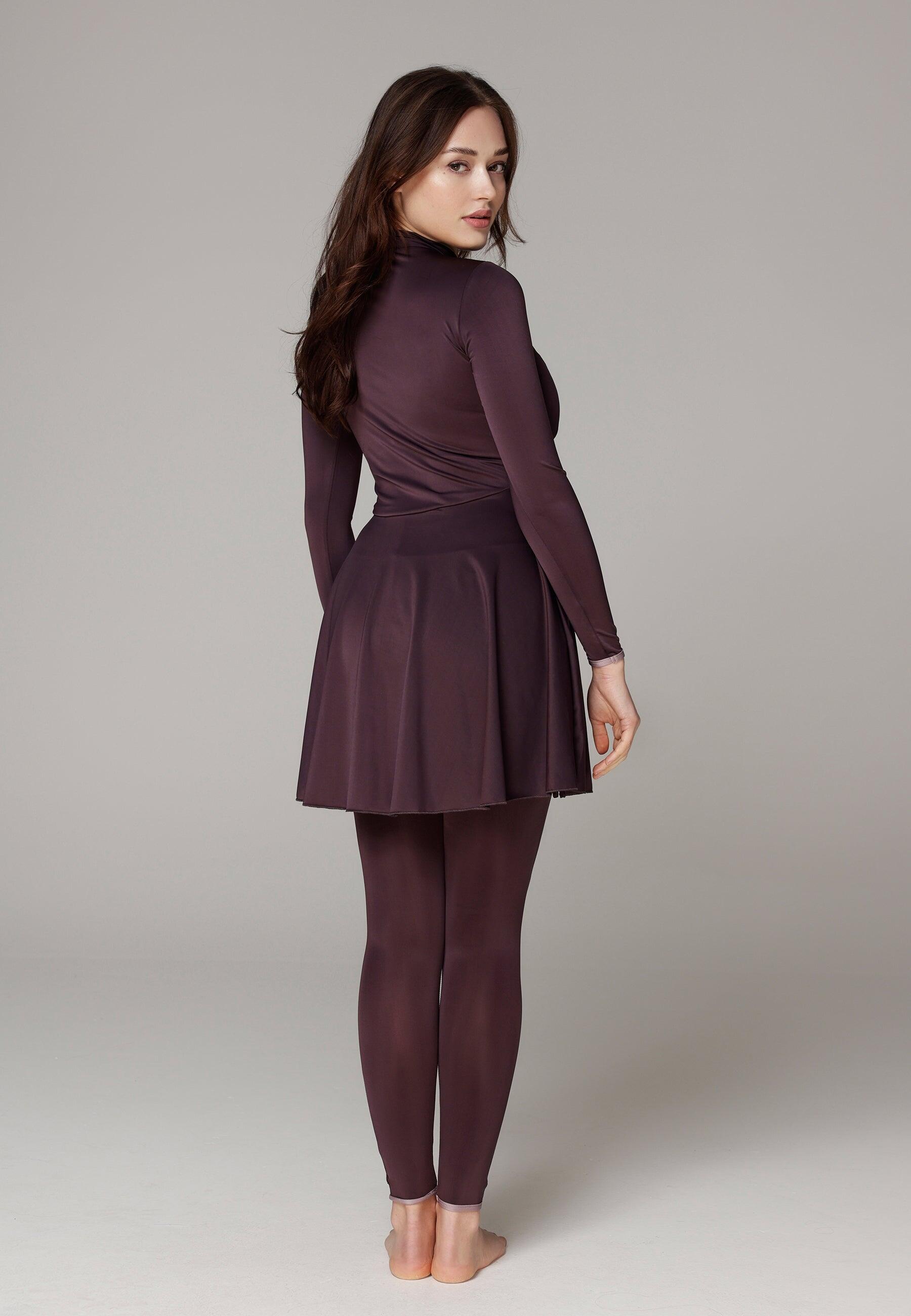Dames Zwemkleding Zwempak met Legging 3/6