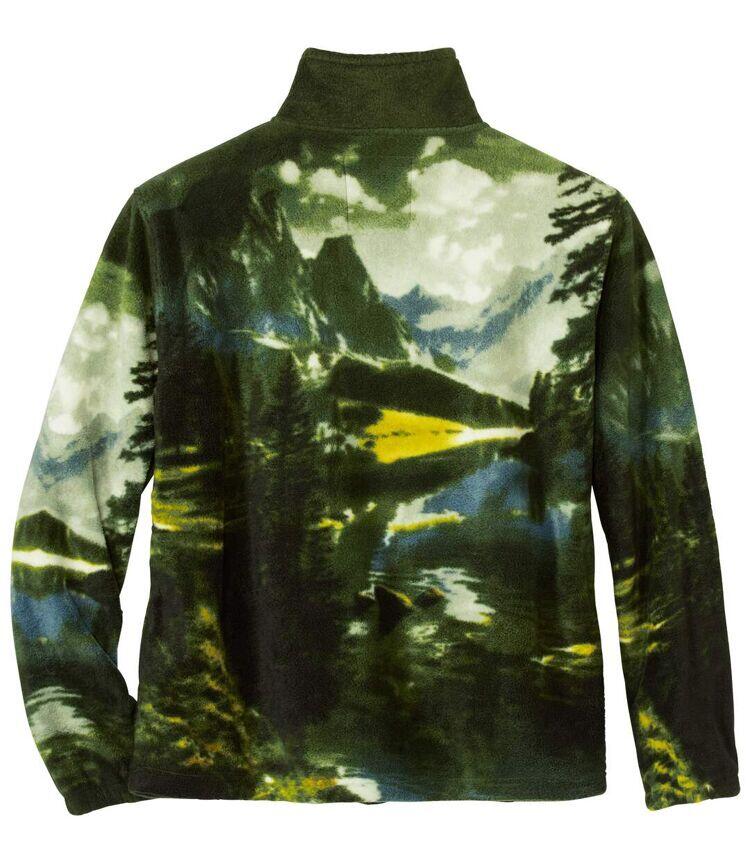 Fleece-Jacke mit Aufdruck Rocheuses 4/5