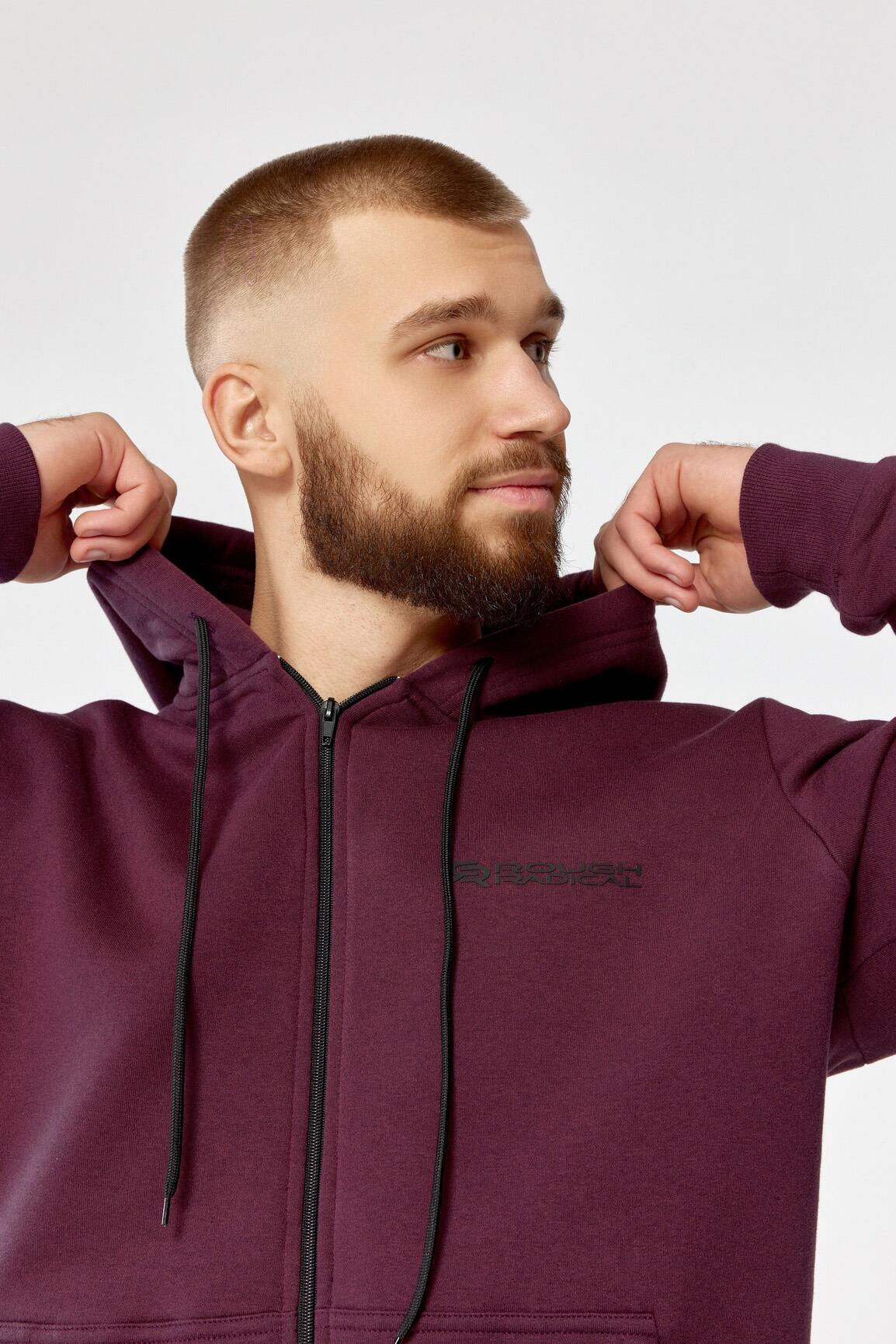 Męska bluza dresowa z kapturem Rough Radical Track Hoodie Zip 6/7