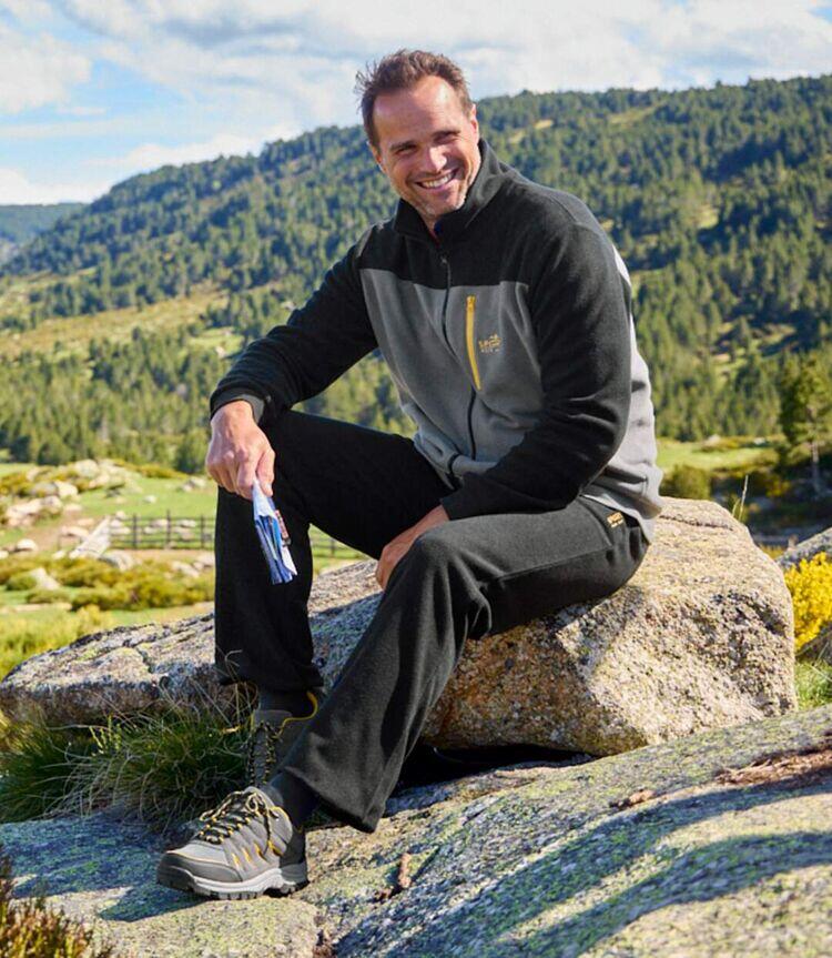 Trainingsanzug Sport Run aus Fleece 2/3