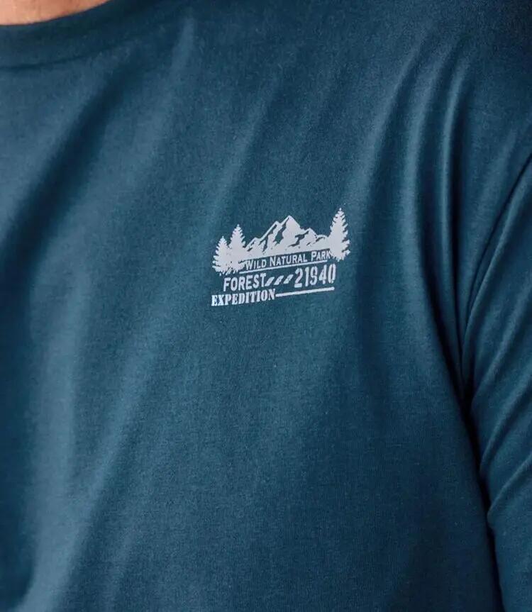 4er-Pack einfarbige T-Shirts Nature aus Baumwolle 4/7