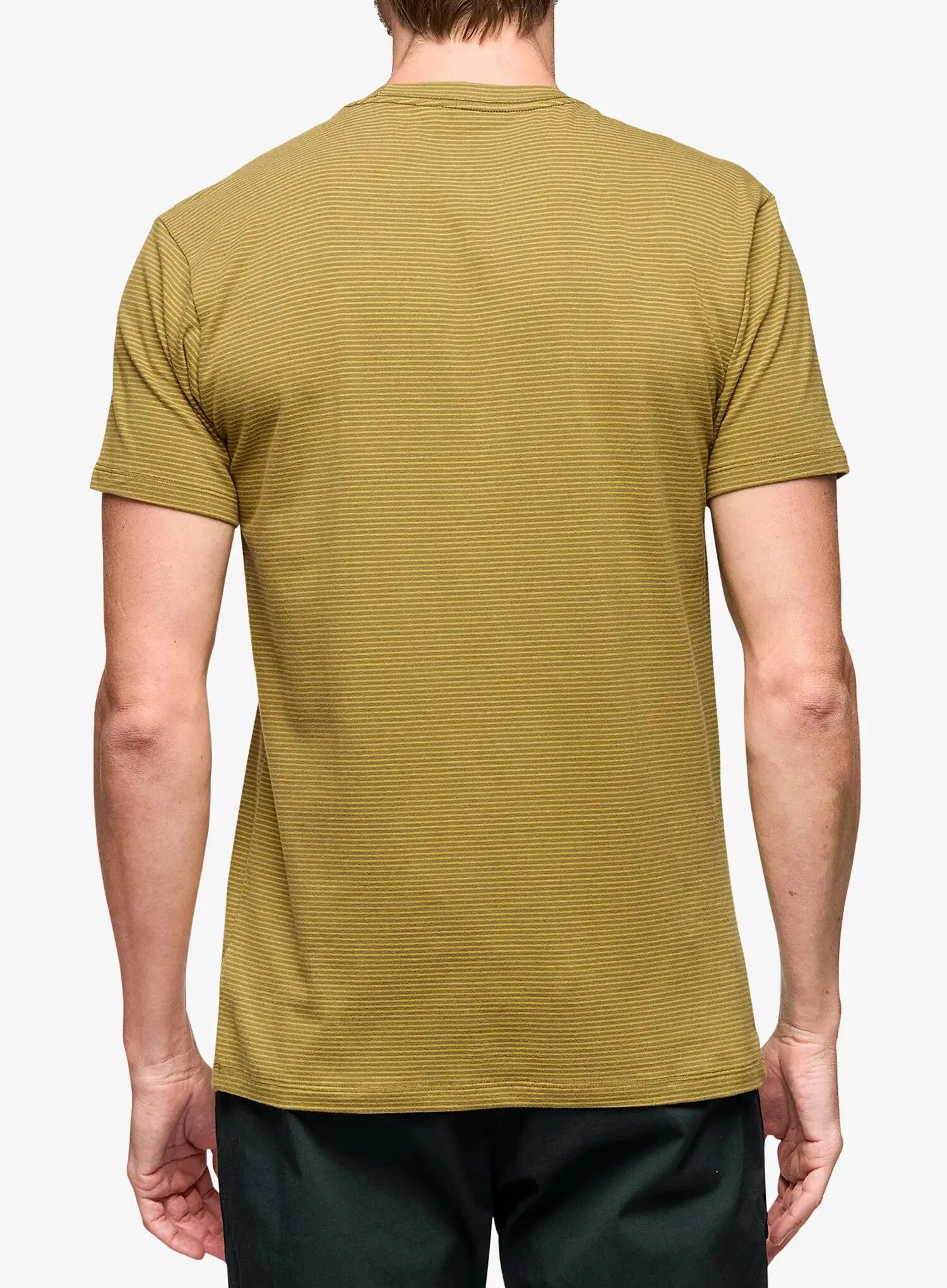 Koszulka bawełniana męska Black Diamond BD Stripe SS Tee 3/4