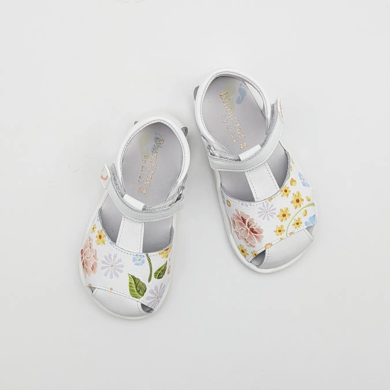Blanditos Sandalias Java Blanco - Talla 24 3/6