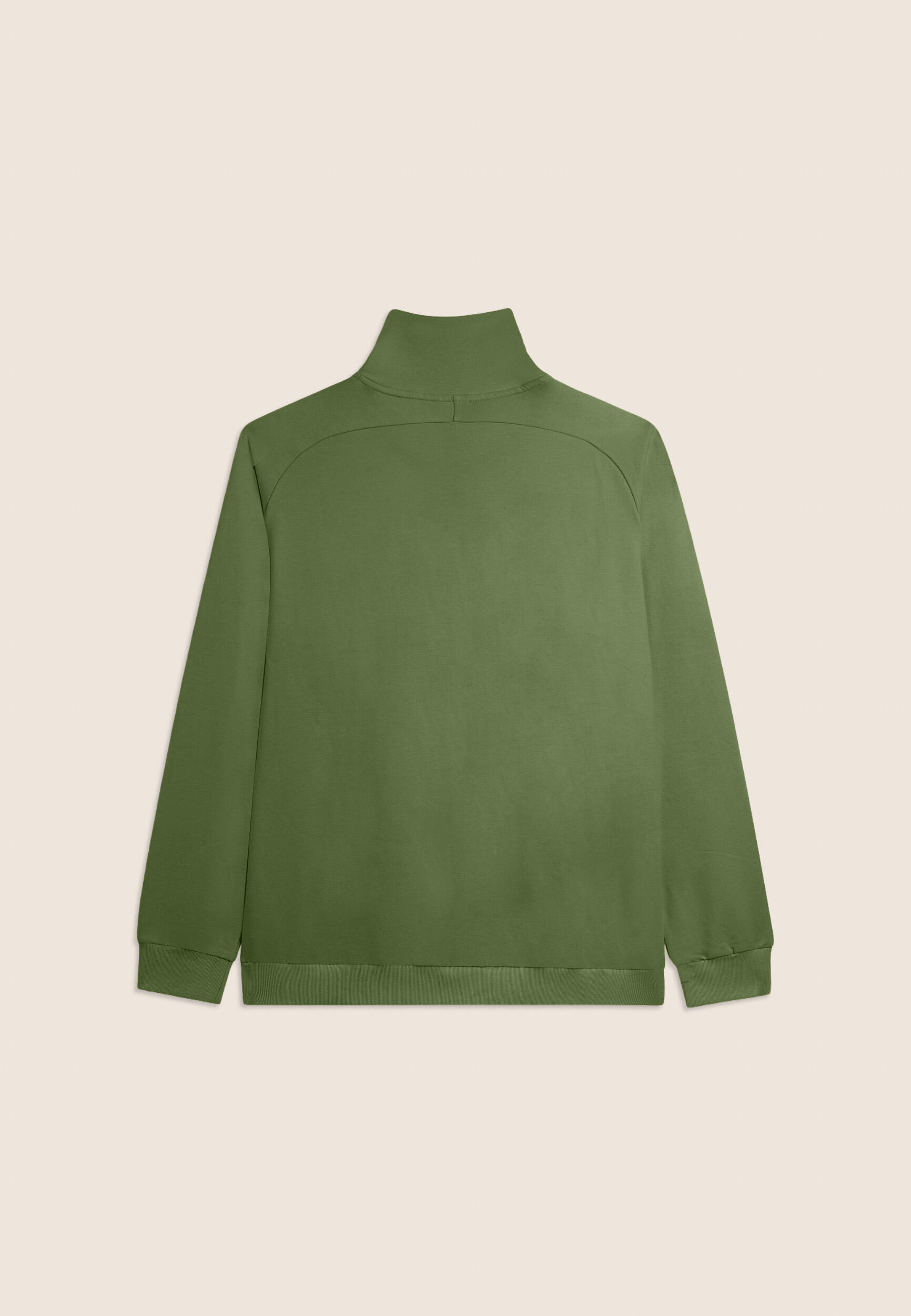 Sweat-shirt zippé avec poche poitrine et coutures sportives 2/3