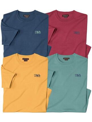 Lot de 4 Tee-shirts Travel
