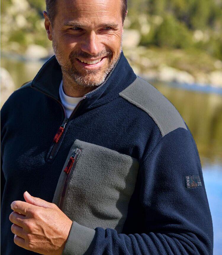Sweat Polaire Col Zippé Outdoor  4/5