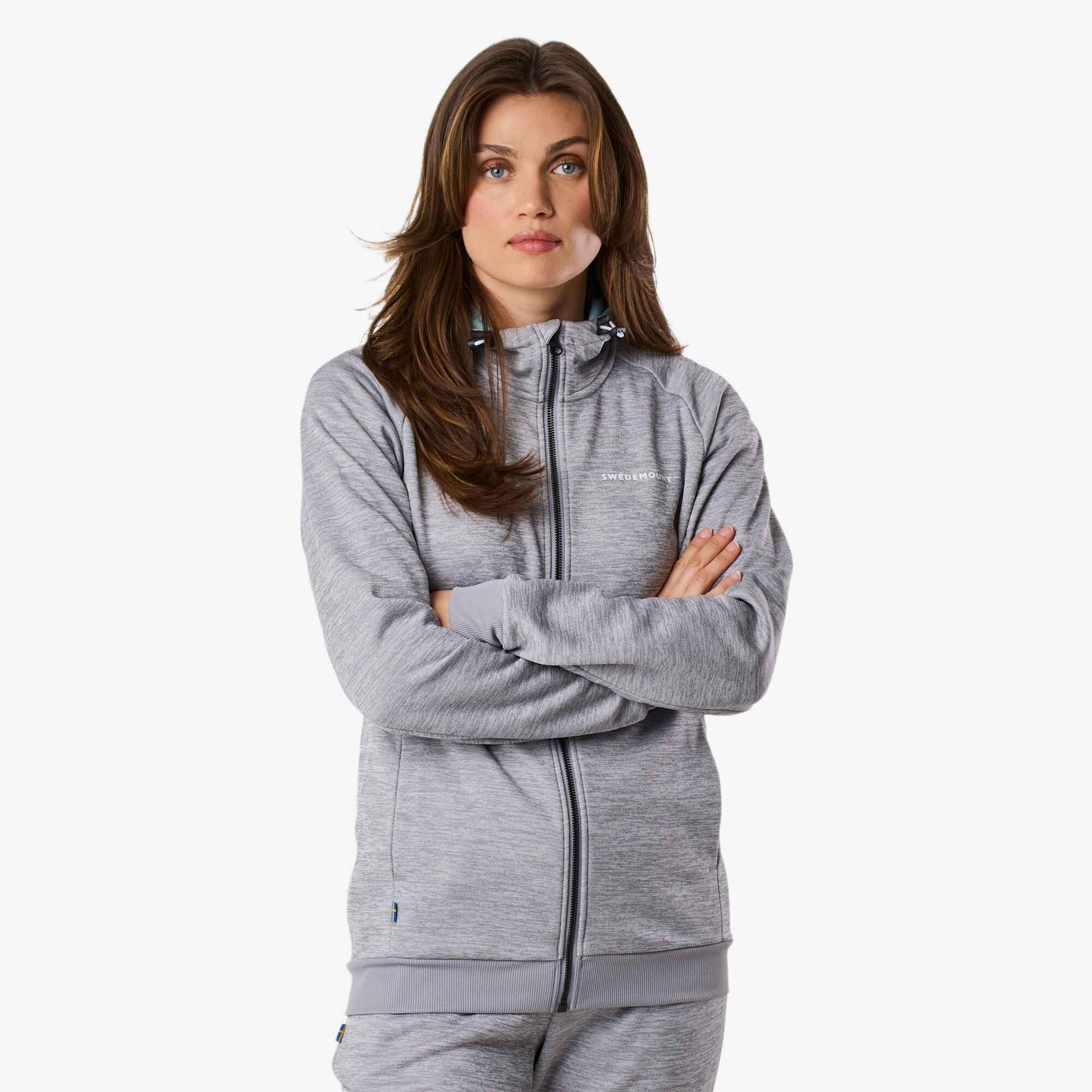 Sweat d'entraînement femme Training Quick Dry Logo Zip Hood W II 4/7