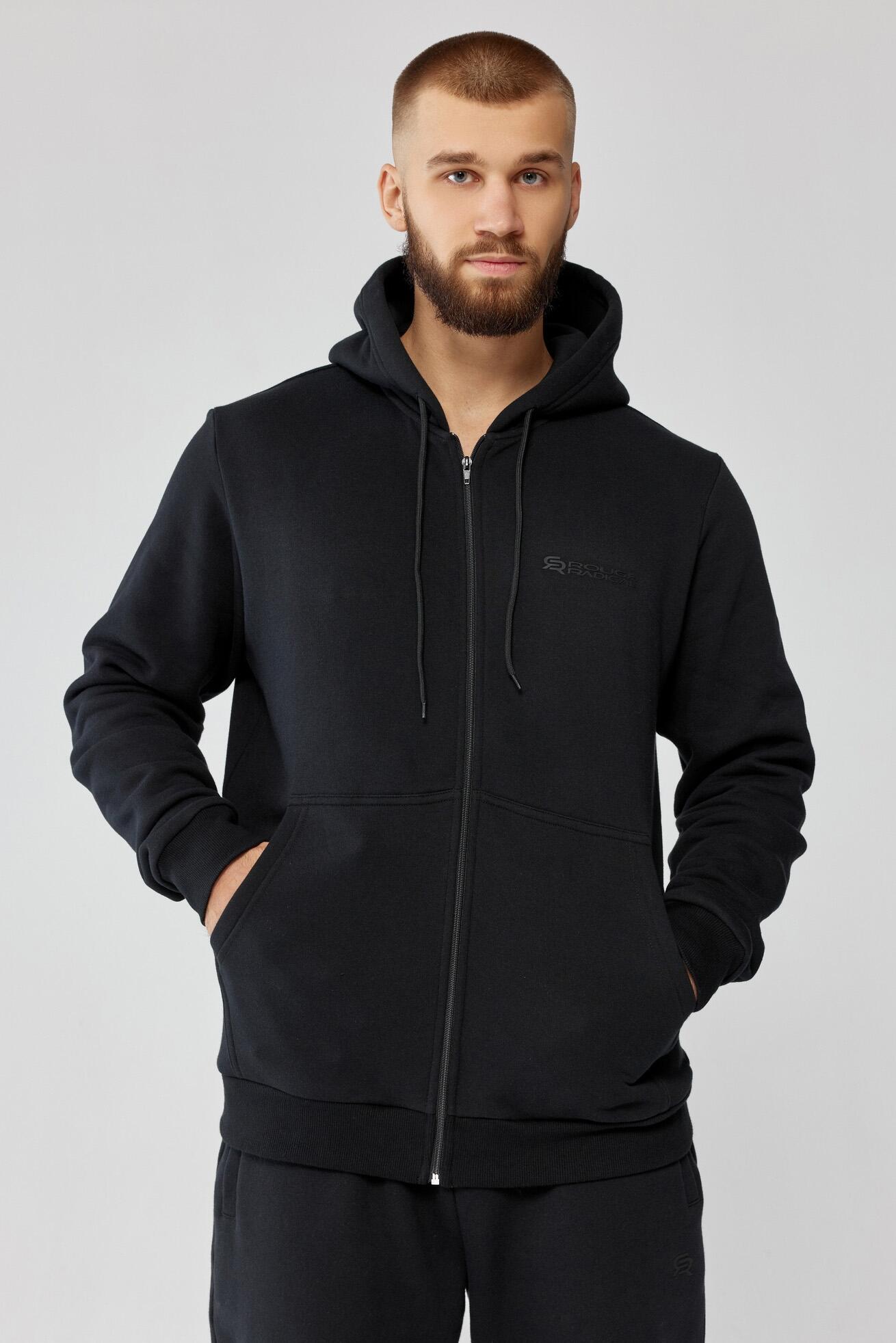 Męska bluza dresowa z kapturem Rough Radical Track Hoodie Zip