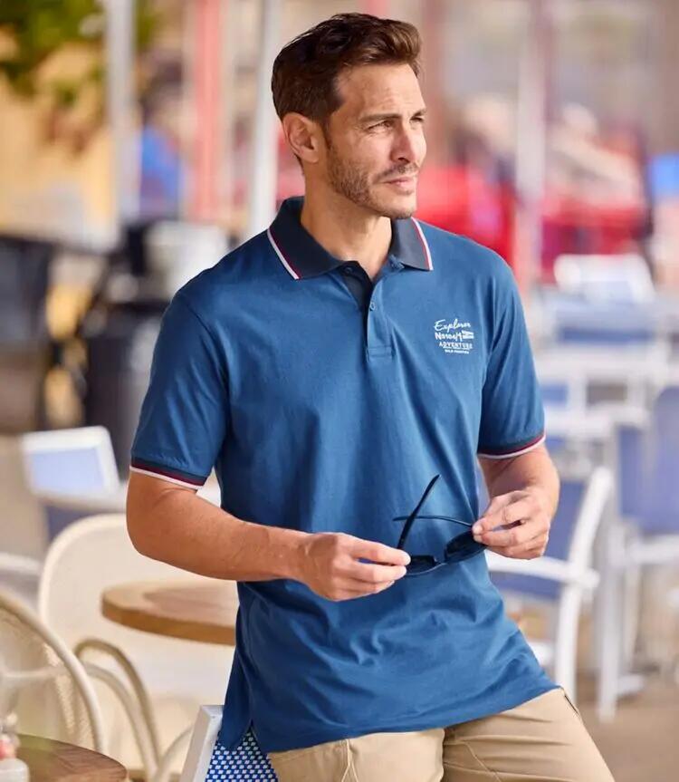 2er-Pack Poloshirts Explorer 3/4