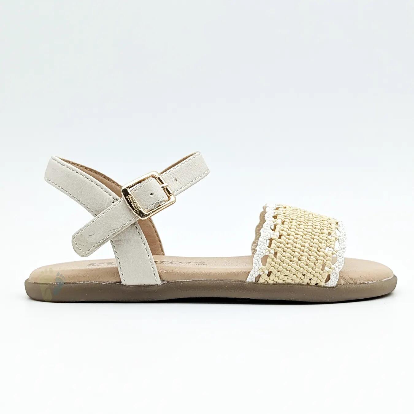 Mustang Free Sandalias Natural Beige - Talla 35 1/6
