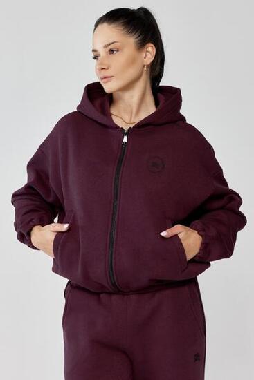 Damska bluza sportowa oversize Rough Radical Trip Hoodie Zip