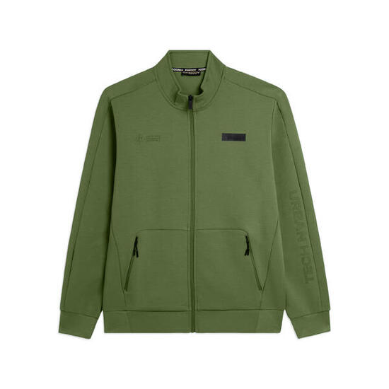 Sweat-shirt zippé à coupe slim Urban Tech à poches zippées