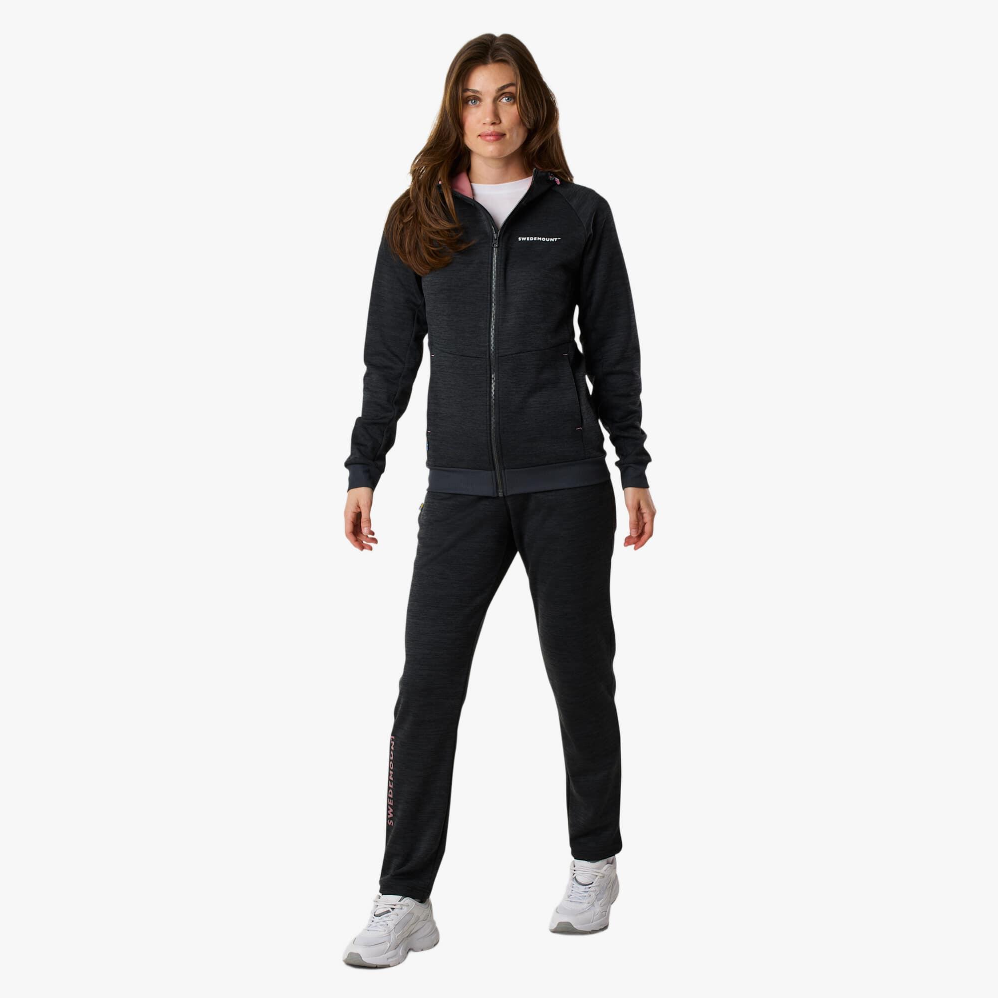 Damen Trainingssweatshirt Quick Dry Training Logo Zip Hood W II 3/7