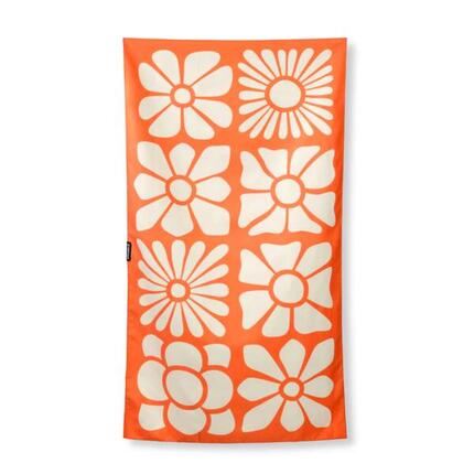 Serviette Nomadix Ultralight Big Flowers Expedition Orange