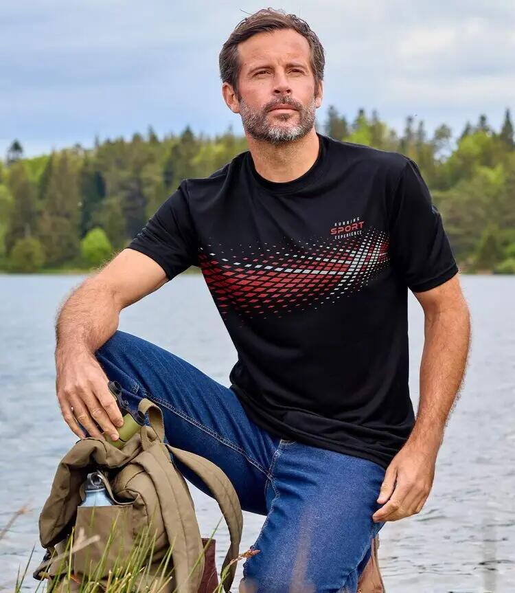 3er-Pack T-Shirts Sport mit Grafik-Motiv 4/5
