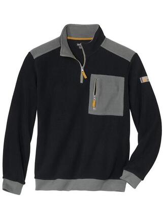 Pull Polaire Zippé Bicolore