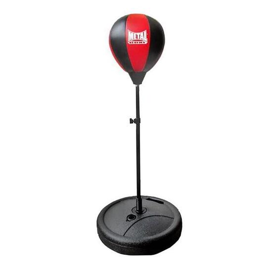 Punching Ball Noire/Rouge Enfant 80/120cm + Gants Metal Boxe