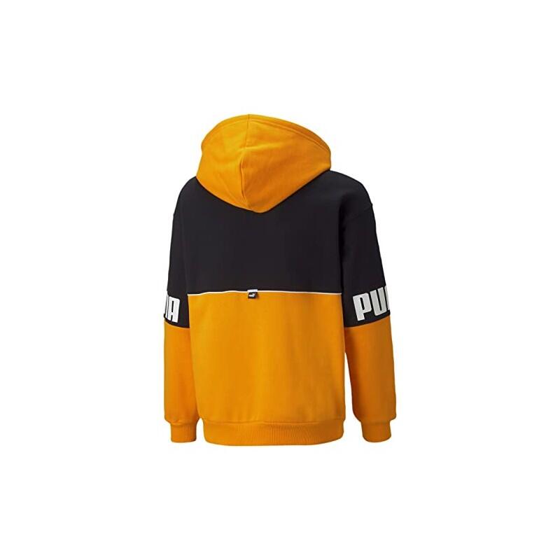 Sudaderas jerseys polares para Niño Puma Colorbloc  Amarillo 4/4