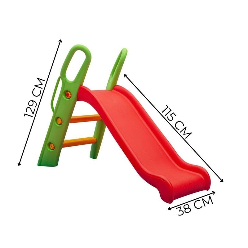 Regele plastic slide roșu-verde