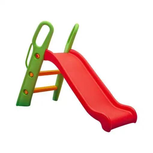 Toboggan en plastique King rouge-vert