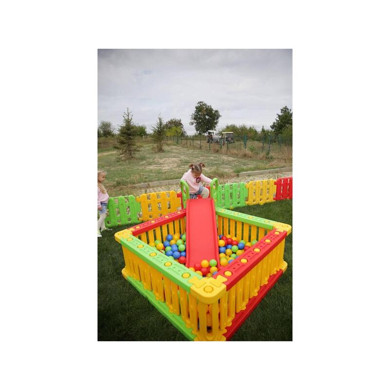Regele plastic slide roșu-verde