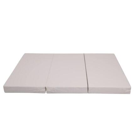 Materac Gimnastyczny Satellite Pu 150X100X10 Cm - Trzyczęściowy Beżowy