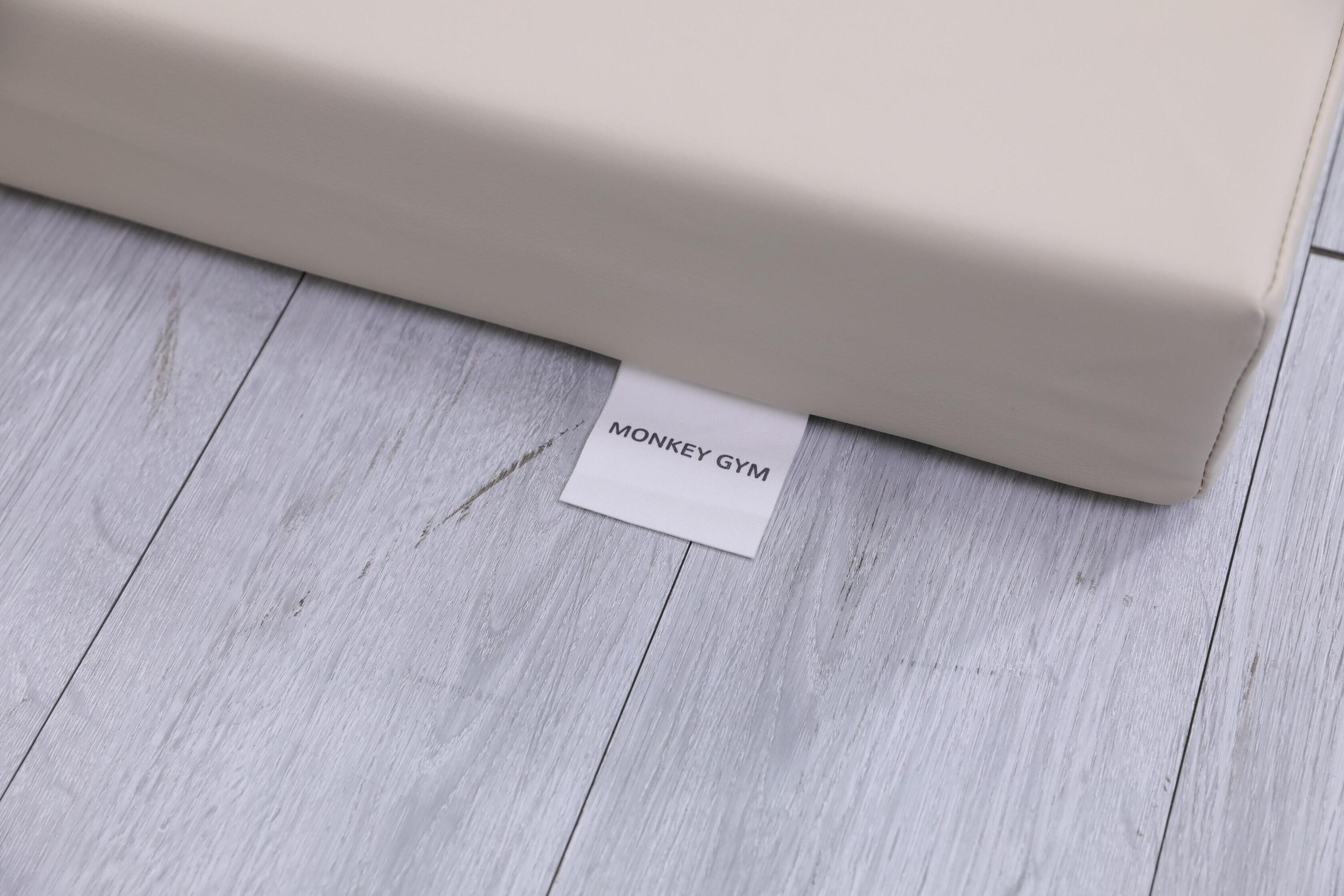 Gymnastikmatratze Satellite PU 150x100x10 cm - dreiteilig beige 7/7