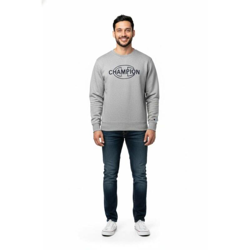 CHAMPION SUDADERA HOMBRE CUELLO REDONDO. 221649 EM021 Gris 4/4
