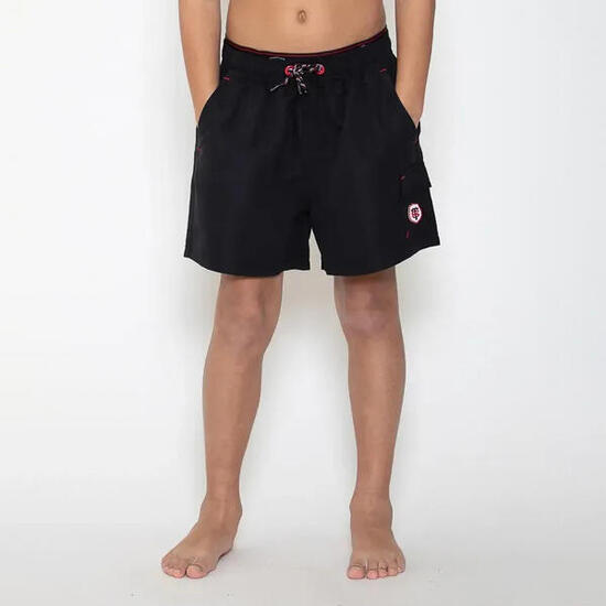 Short de bain pour Enfant Melease Stade Toulousain Rugby Noir