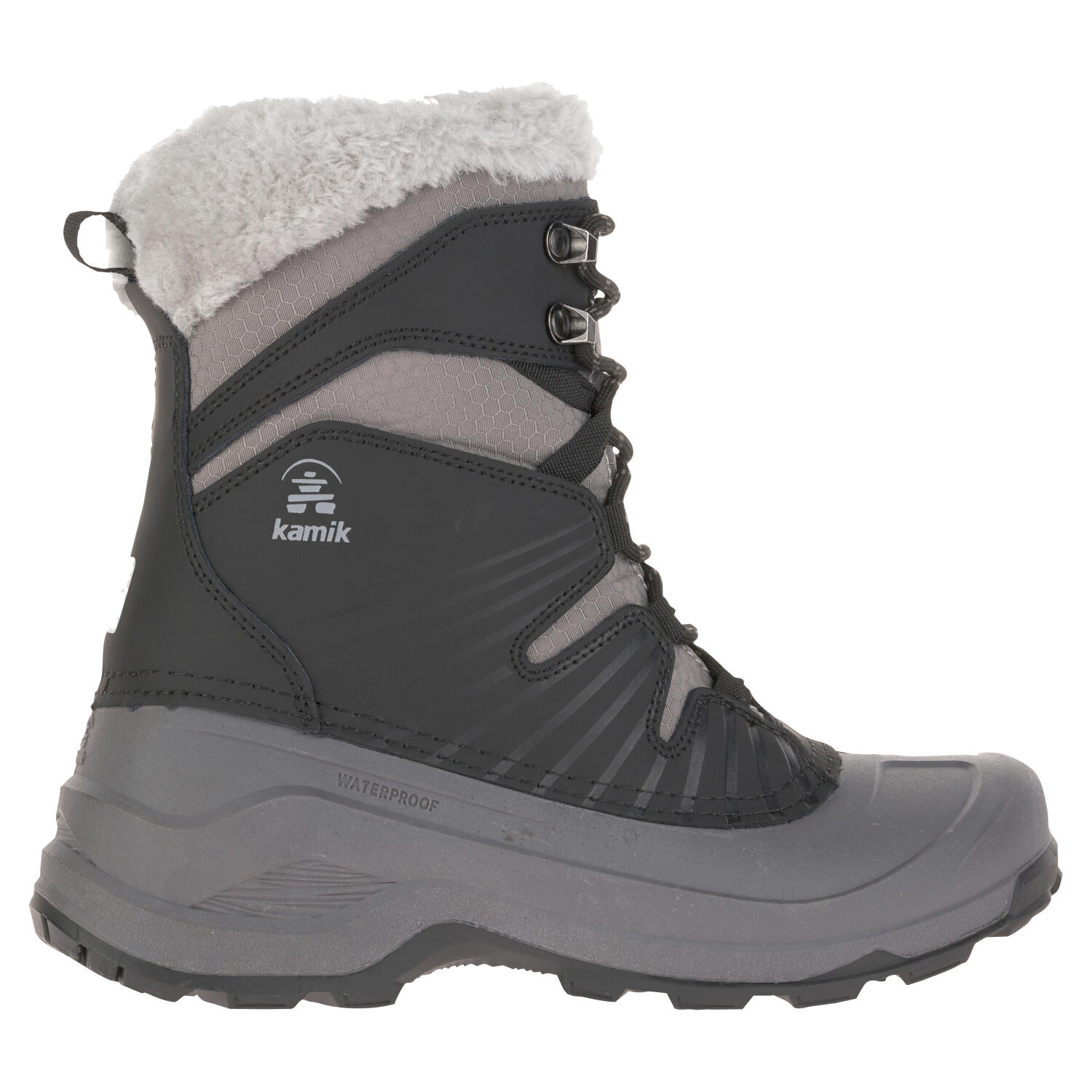 Kamik Iceland Herren (Black/Charcoal) Größe 40 3/5