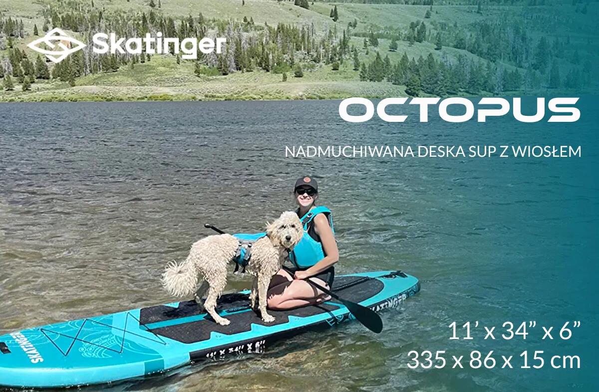 SUP SKATINGER Octopus 335x86x15 cm (11') allround board 2/7