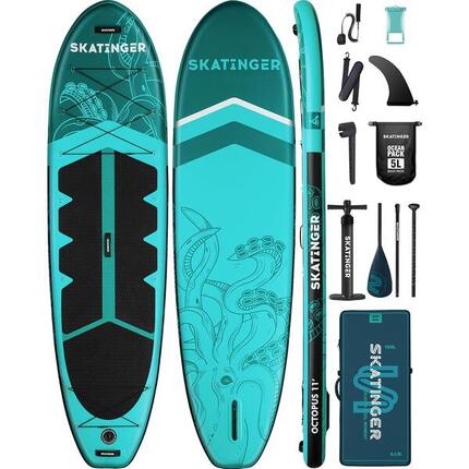 Deska SUP SKATINGER Octopus 335x86x15 cm (11') allround, zestaw akcesoriów