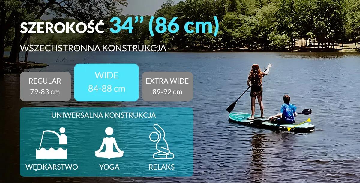 SUP SKATINGER Octopus 335x86x15 cm (11') allround board 4/7