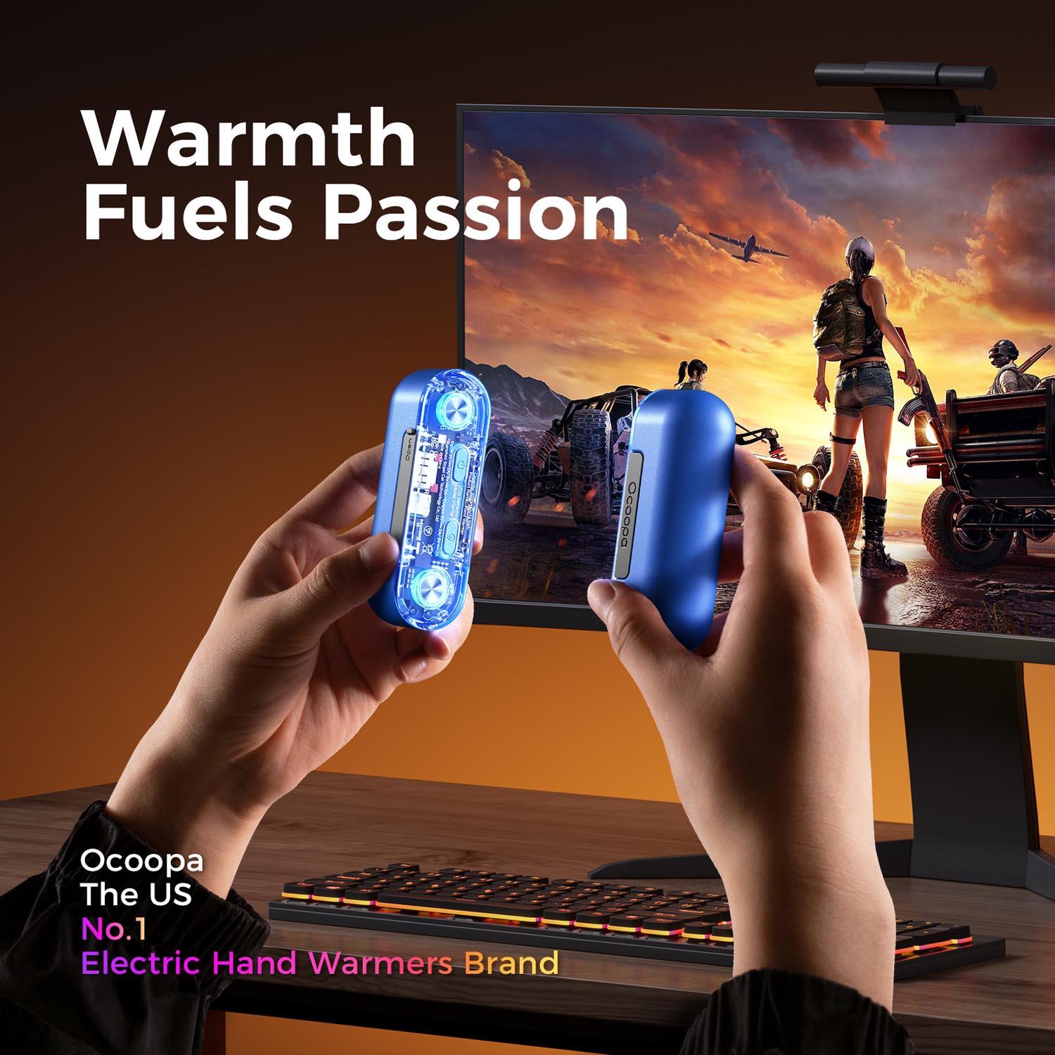 OCOOPA UT2s GamerPro chauffe-mains électronique duo 2×5000 mAh powerbank 2/7