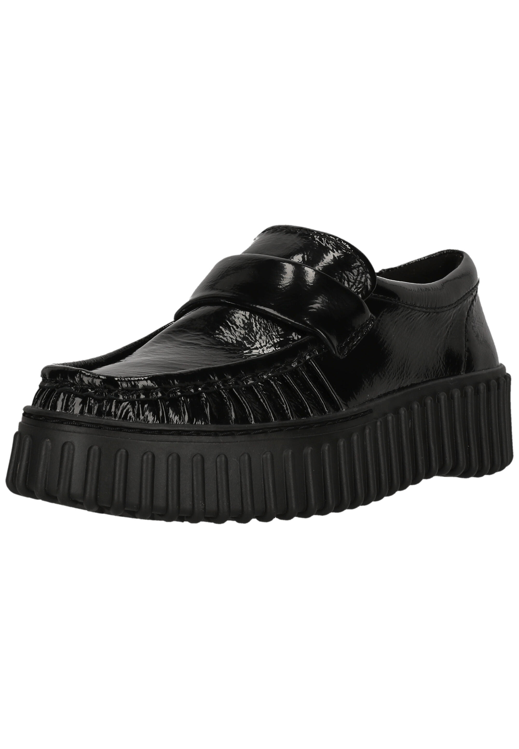 Chaussures à enfiler Torhill Mocc Noir Pat 2/5