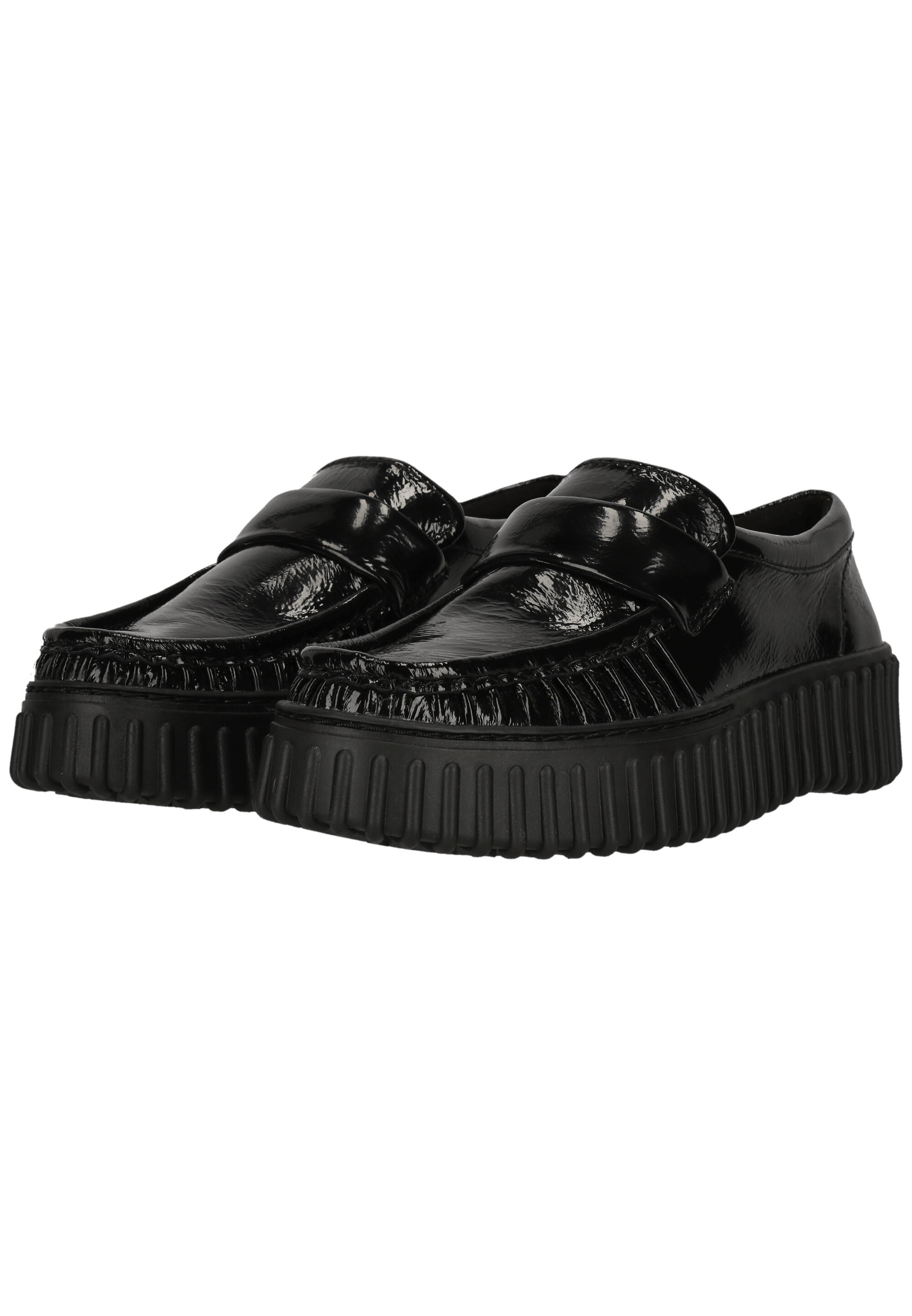 Chaussures à enfiler Torhill Mocc Noir Pat 4/5