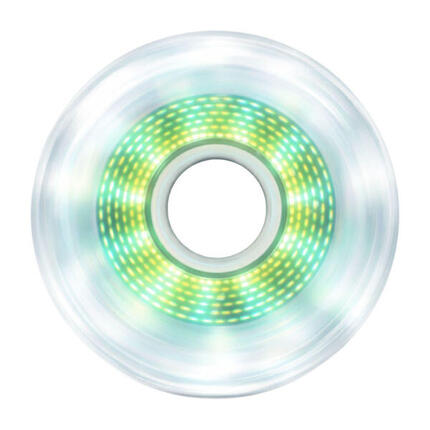 Zestaw 4 kółek do rolek Luminous 80mm/85A Pixel Clear Wicker Green LED