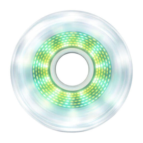 Zestaw 4 kółek do rolek Luminous 80mm/85A Pixel Clear Wicker Green LED