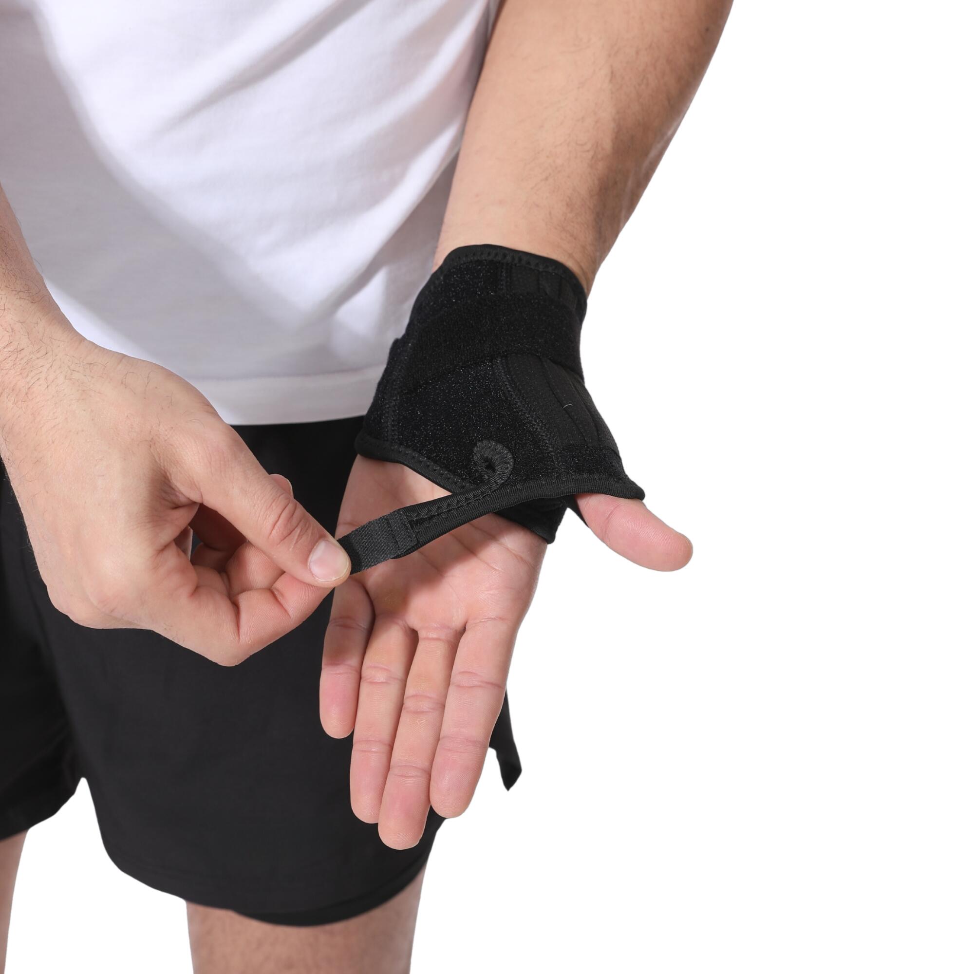 Unisex Duimbrace Artrose Overbelasting Klitteband Spalk One Size Zwart 5/7