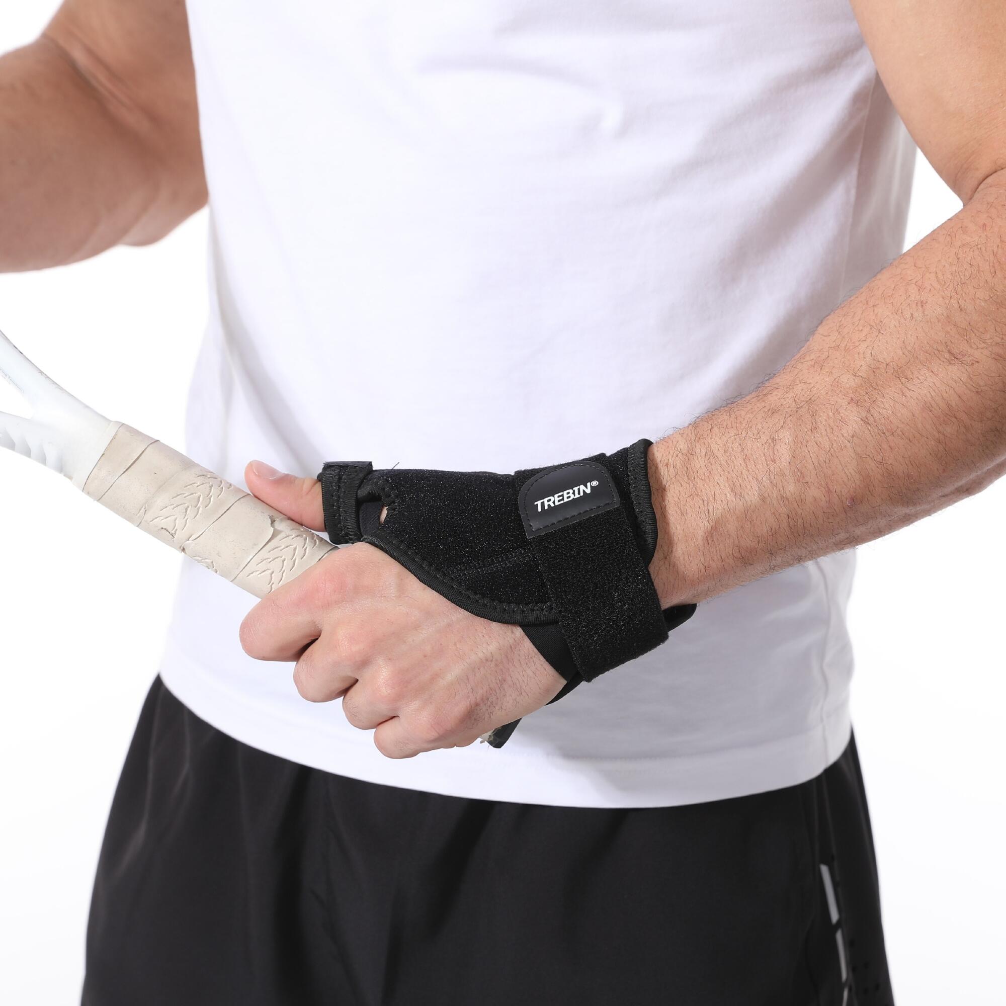 Unisex Duimbrace Artrose Overbelasting Klitteband Spalk One Size Zwart 7/7