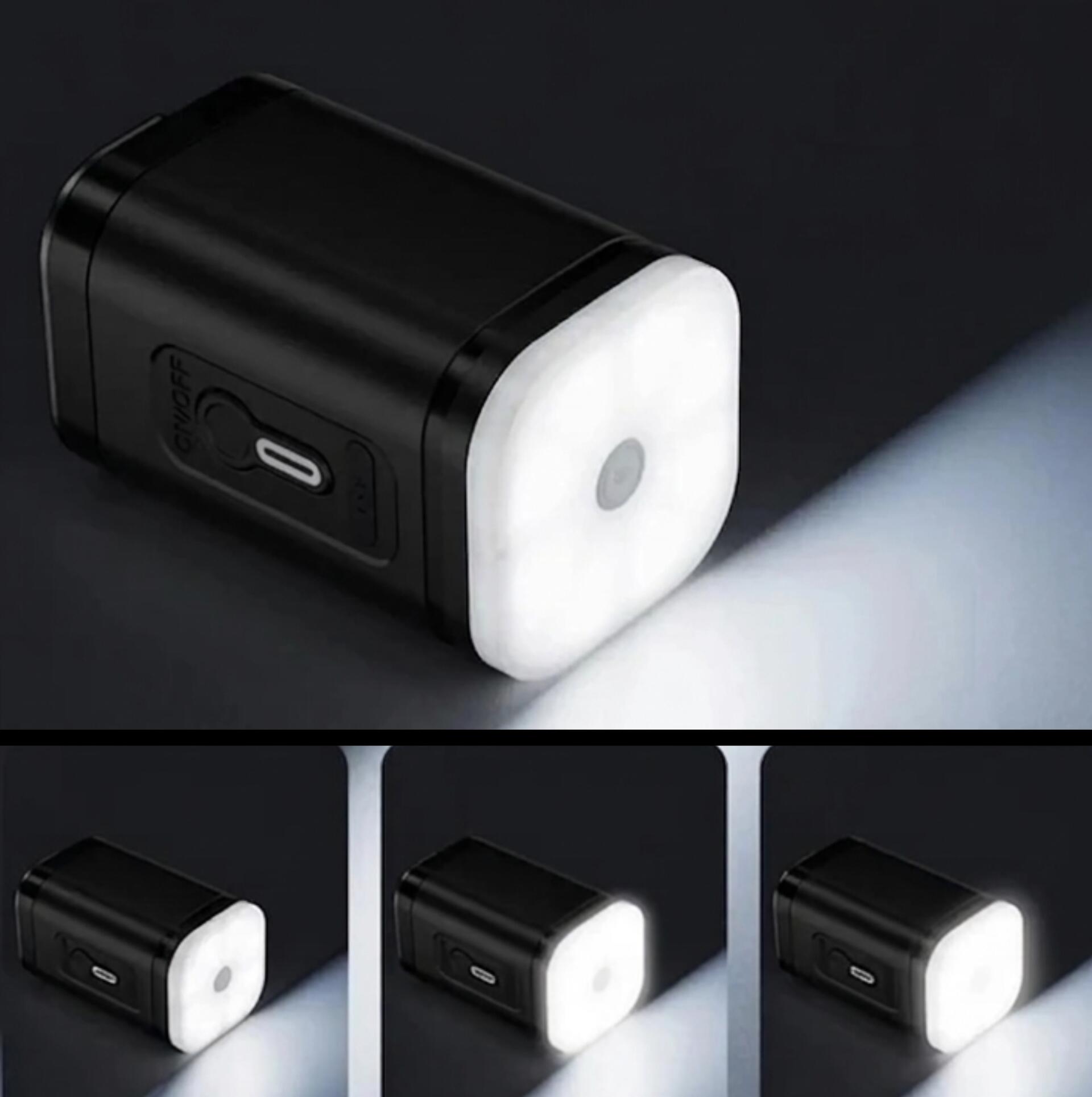 mini elektrische pomp 2 in 1 opblazen led 1200 mah 2/6
