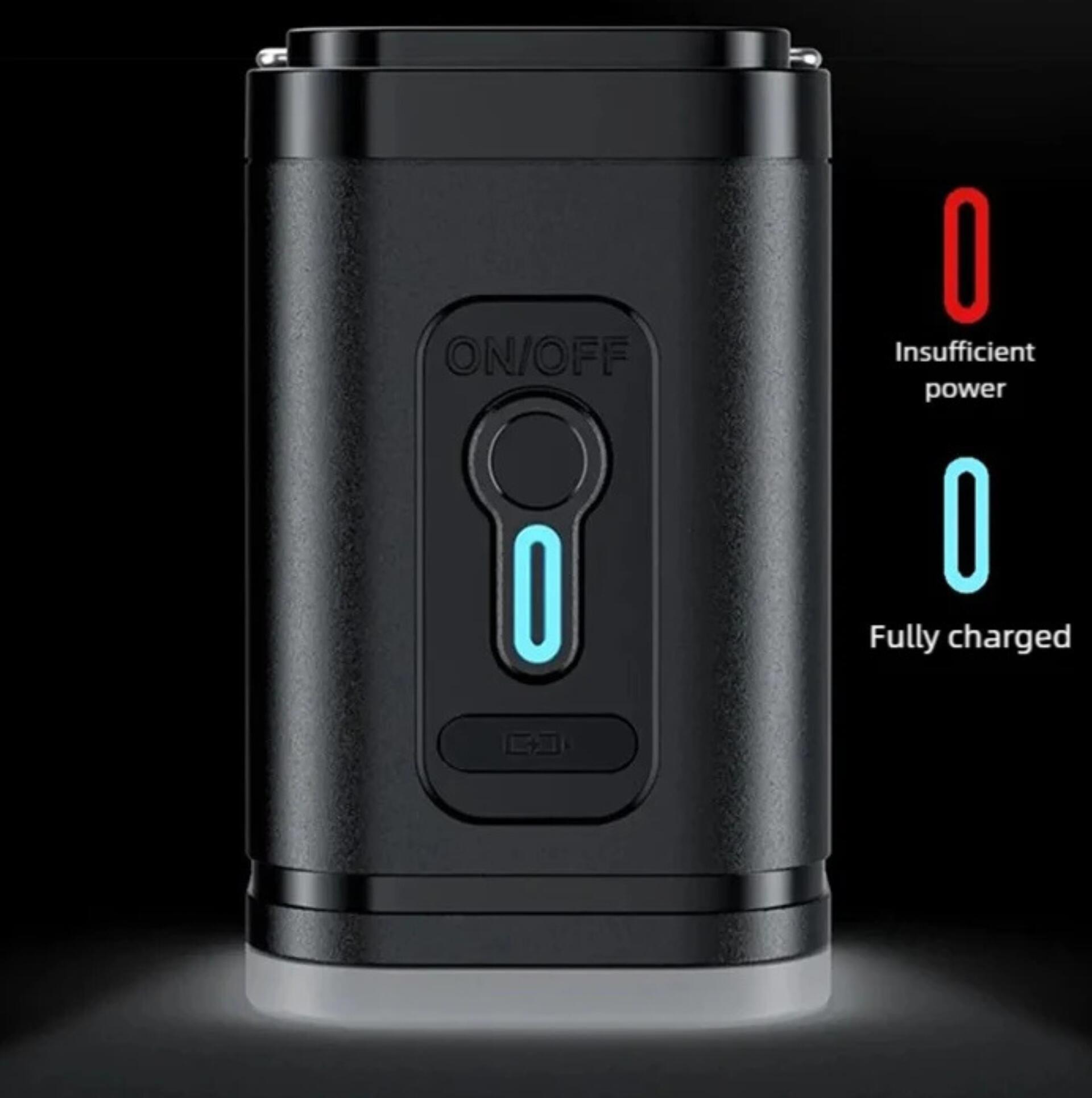 mini elektrische pomp 2 in 1 opblazen led 1200 mah 5/6