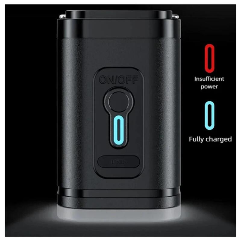 mini pompka elektryczna 2 w 1 pompowanie led 1200 mah