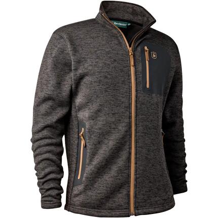 Deerhunter Sarek Strickjacke Herren (Dark Grey Melange) Größe M