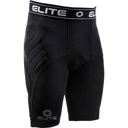 Short de compression Elite Sport Body Shield gardien - Noir, XL